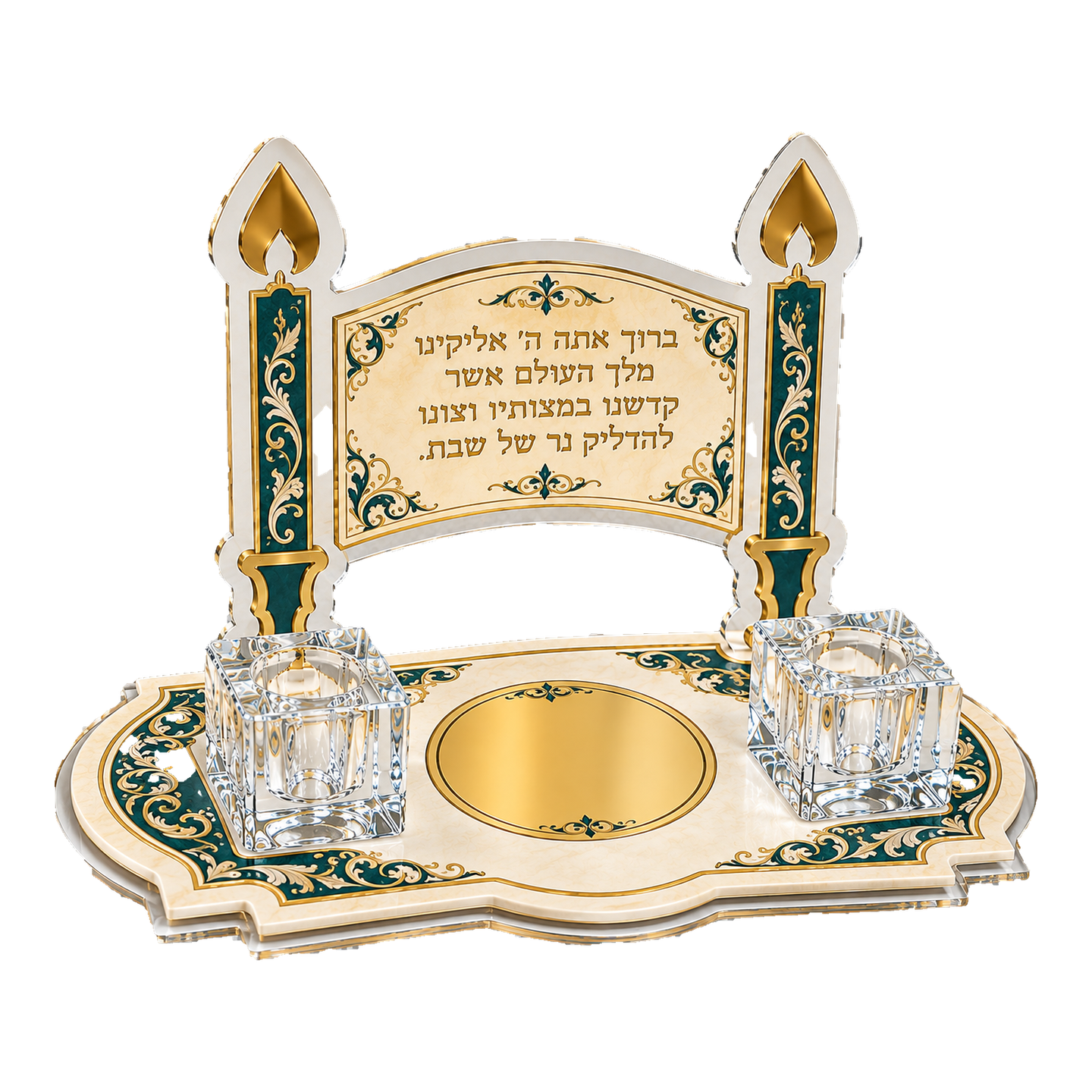 מעמד מעוטר להדלקת נרות - 2